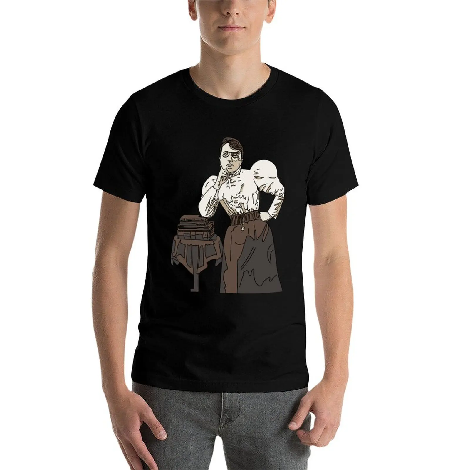 تي شيرت قمصان رجل تي شيرت جولدمان رجل مضحك تي شيرت مصمم مطبوعة ل إيما