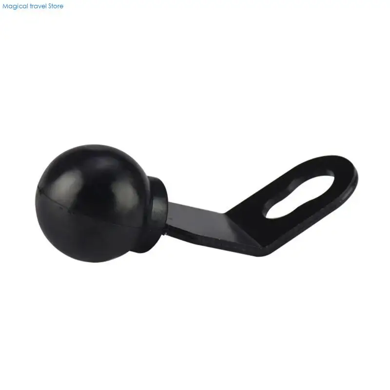 N2UB Motorcycle Angled Base with 10mm Hole Ball for Head Adapter Work For Camera Smartphone GPS Mounts Base Holder