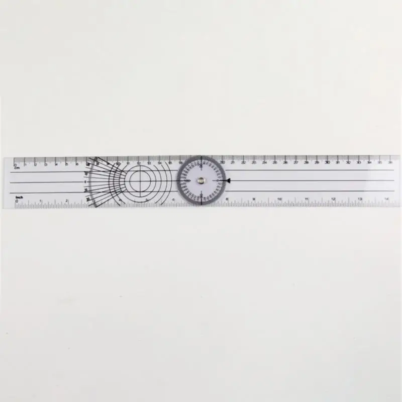 0-140mm 360 Degree Goniometer Angle Medical Spinal Angle Ruler Angle Inclinometer Ruler Protractor Angle finder Measuring Tool