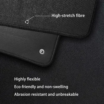 MAXSHARER Grounding Rubber Leather Mat Earthing Sleep Mat Computer Mouse Pad Grounding Foot Mat Desk Mat for Better Sleep Health 3
