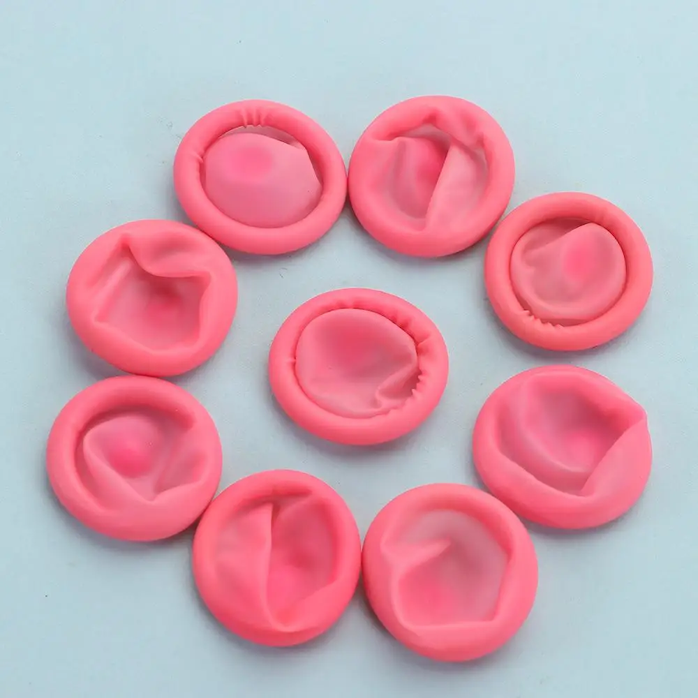 100/300 قطعة مكافحة ساكنة اللاتكس مسمار أداة فنية غطاء الاصبع غطاء للأصابع قفازات مطاطية أطراف الأصابع قفازات حامية #3