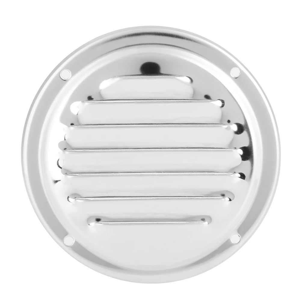 Louver Vent Grille Marine Grade Stainless Steel Round Air Vent Louver Vent Grille Louvered Ventilator Grill Cover