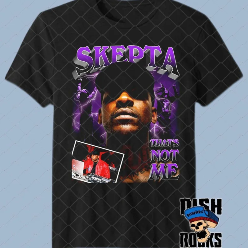 Dishrock Skepta T shirt rap hip hop