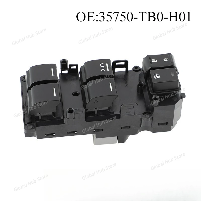 

35750-TB0-H01 Подходит для Honda 8-го и 9-го поколения для Accord, спрея, кнопочный переключатель автомобильного стекла