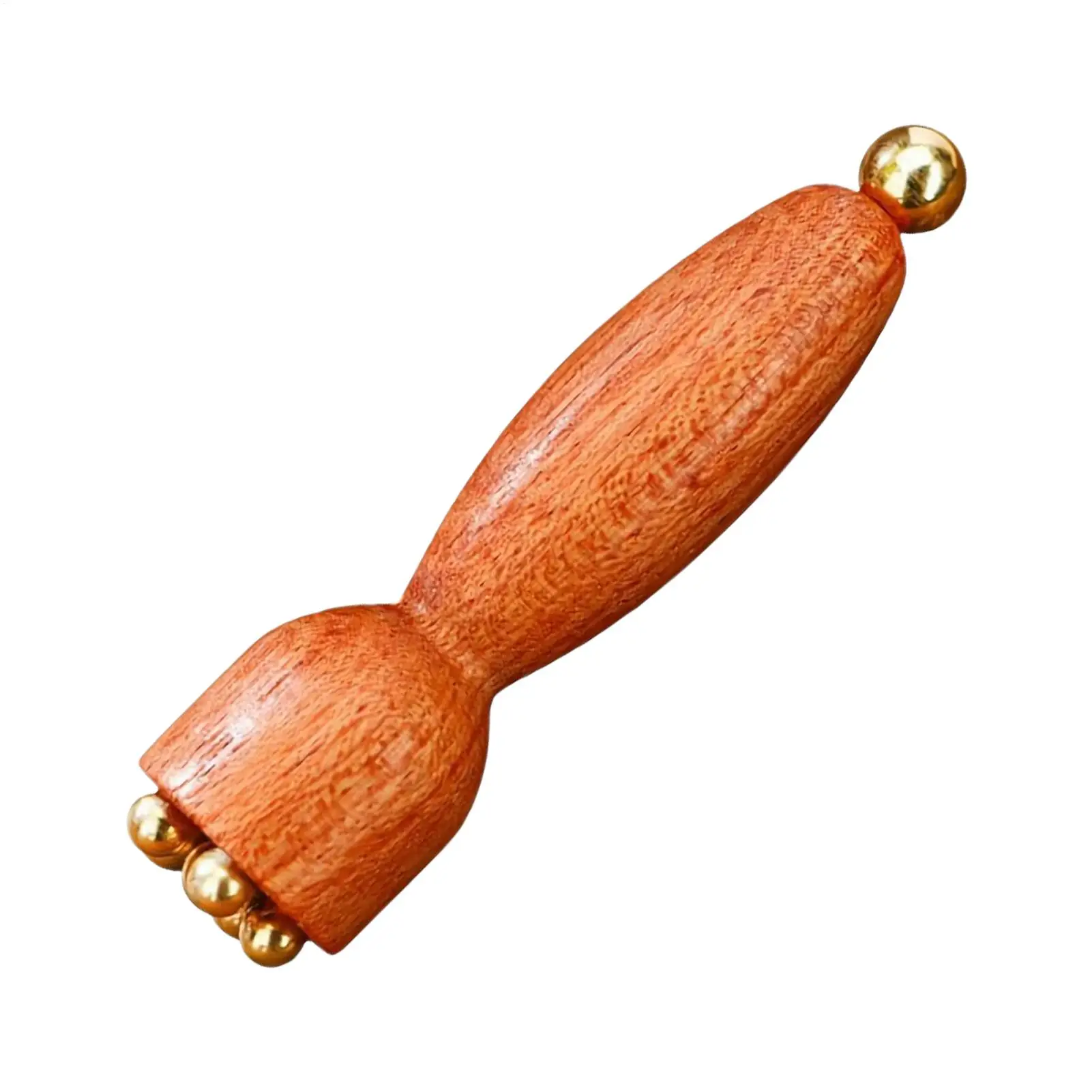 Facial Massager Lotus Seedpod Beauty Brass  Rosewood Facial Gua Sha Tool Eye Relaxation Spot Meridians Acupoint Massage Handheld