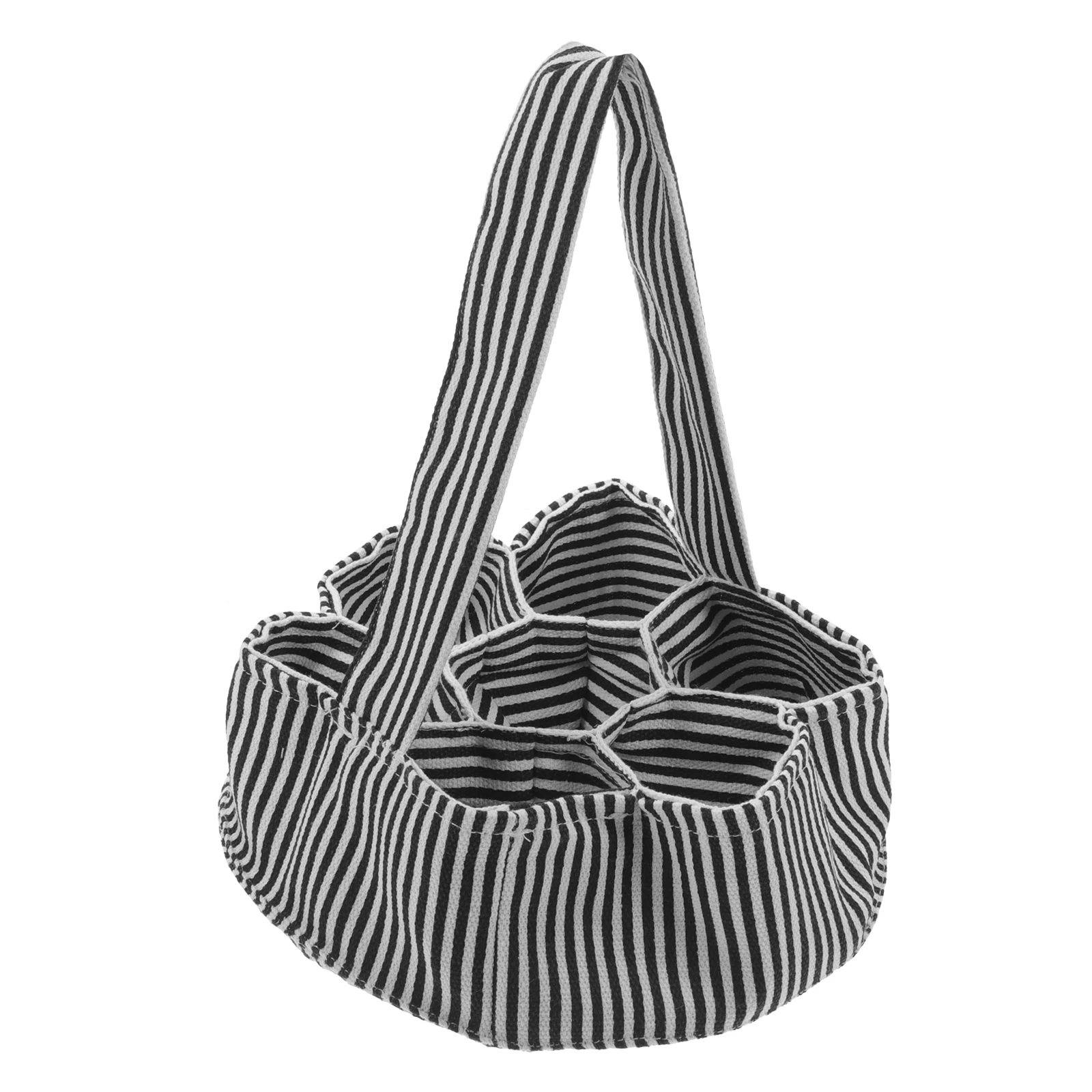 

Soft Chicken Eggs Organizer Storage Canvas Collecting Basket Foldable Collection