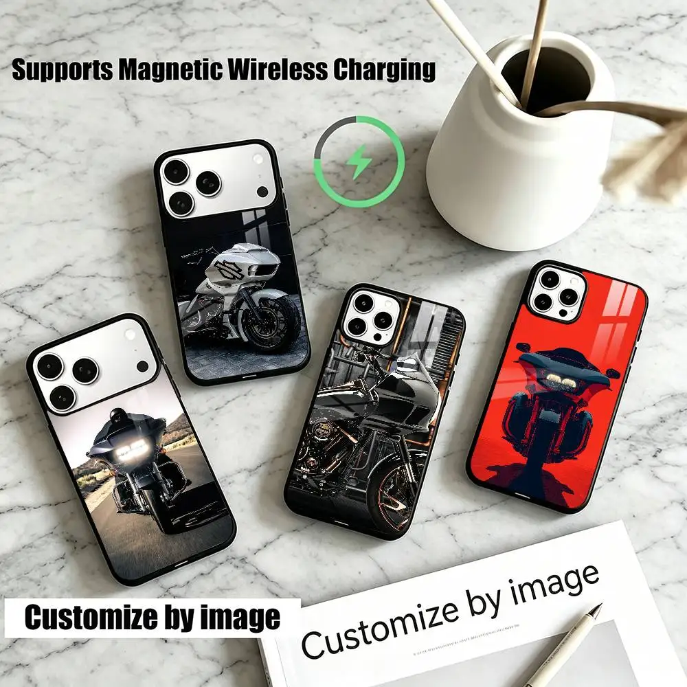 Cool moto Road Glide ST For HARLEY  Phone Case For iPhone17,16,15,14,13,12,11 Plus,Pro Allows magnetic wireless charging