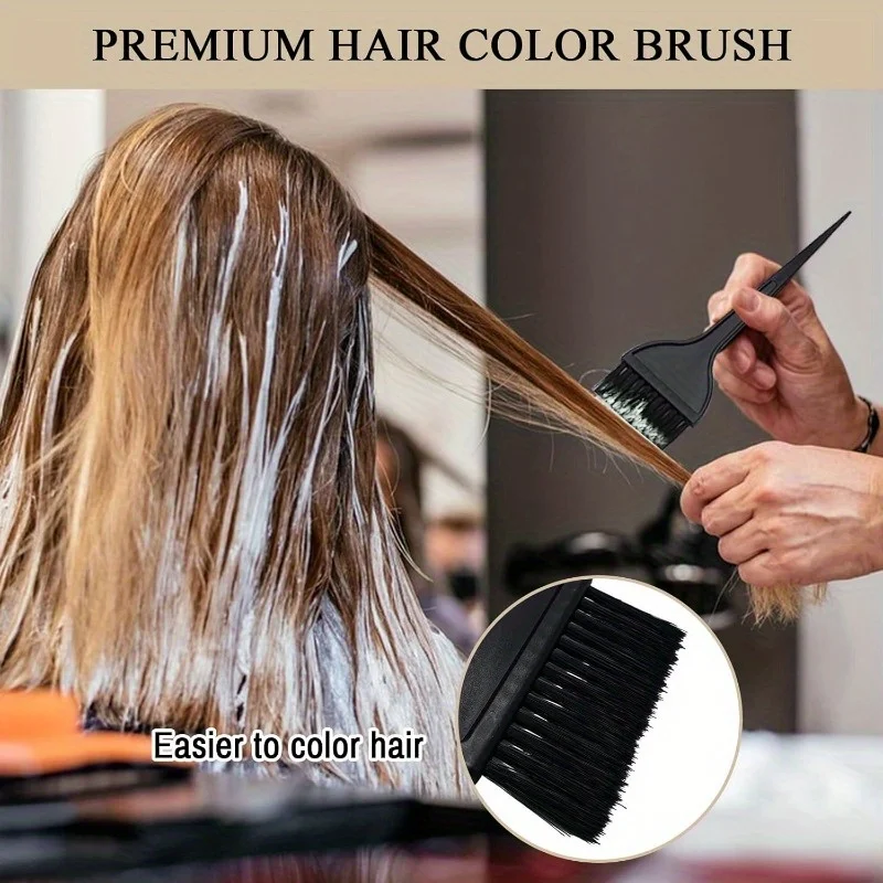 Professional hair dye set reusable color mixing bowls and brushes suitable for home or salon use in color mixing and hair dye