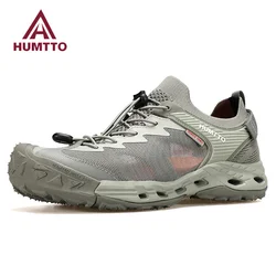 HUMTTO Summer Water Hiking Shoes for Men Breathable Mens Sneaker 2025 Outdoor Beach Sandals Fishing Climbing Wading Man Sneakers
