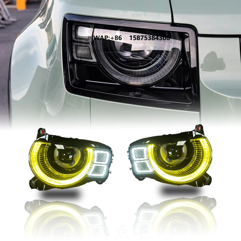 For High-End LED Headlights for  Defender New Condition 6000k Color Temperature