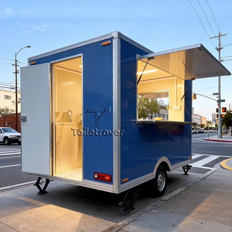 

Fast Food Truck Trailer Custom Food Truck Trailer Motor Tricycle Mobile Barbecue Food Trailer Ice Cream Food Cart In China