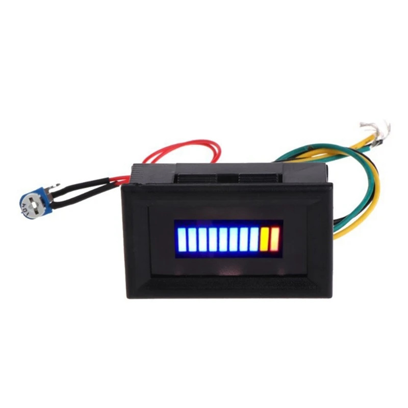 Fuel Level Gauge Indicator 12V Universal Motorcycle Car Oil Scale Meter LED Oil Fuel Level Gauge Indicator For Car Parts