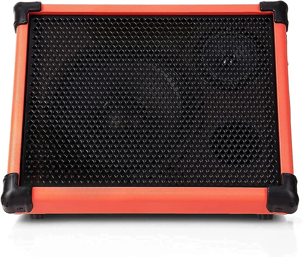 Guitar Amplifier- Portable Bluetooth Speaker 100W, 6 Inputs,3 Band EQ,Orange