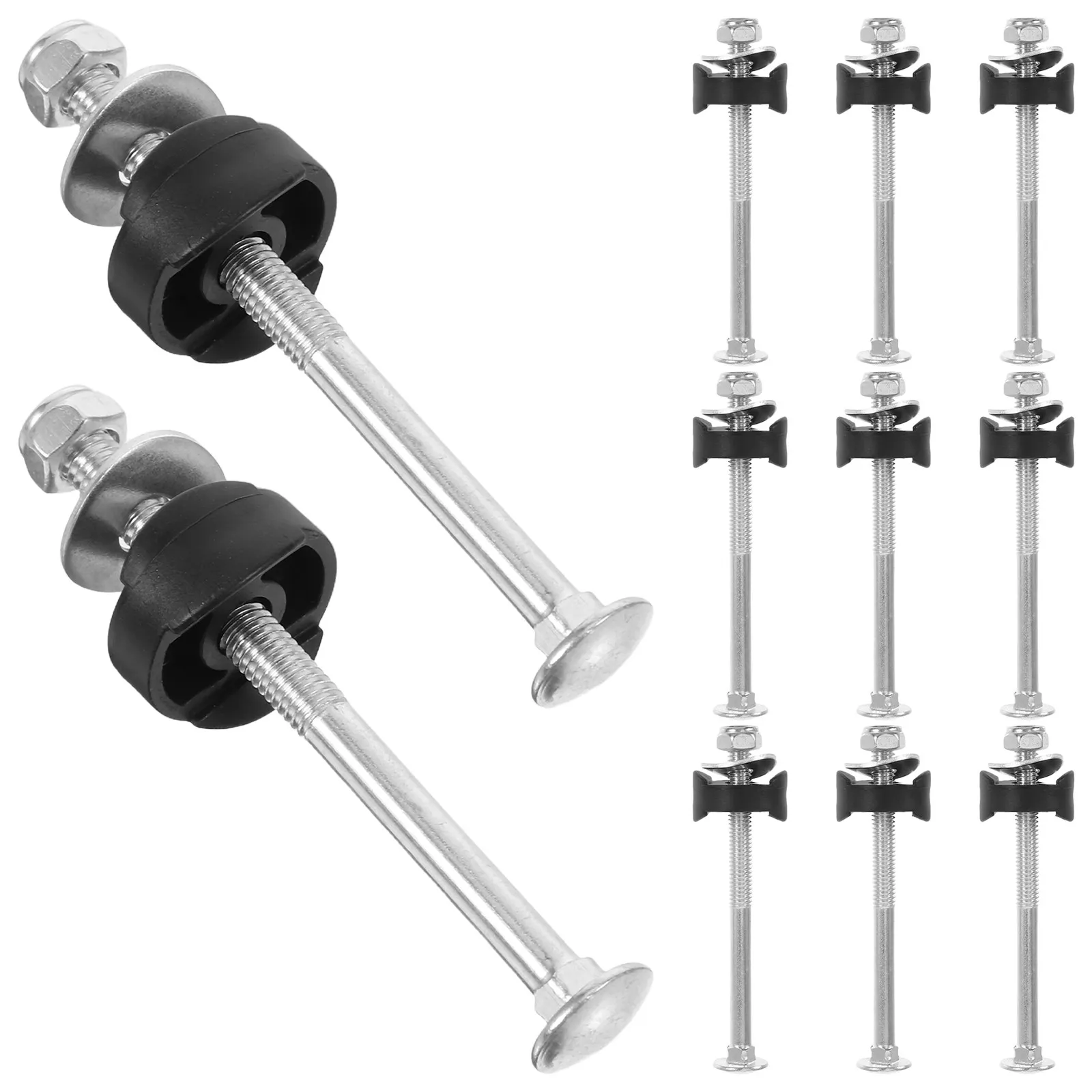15 Sets Trampoline Hardware Assembly Parts Jump Stability Silver Fastening Screw Accessories