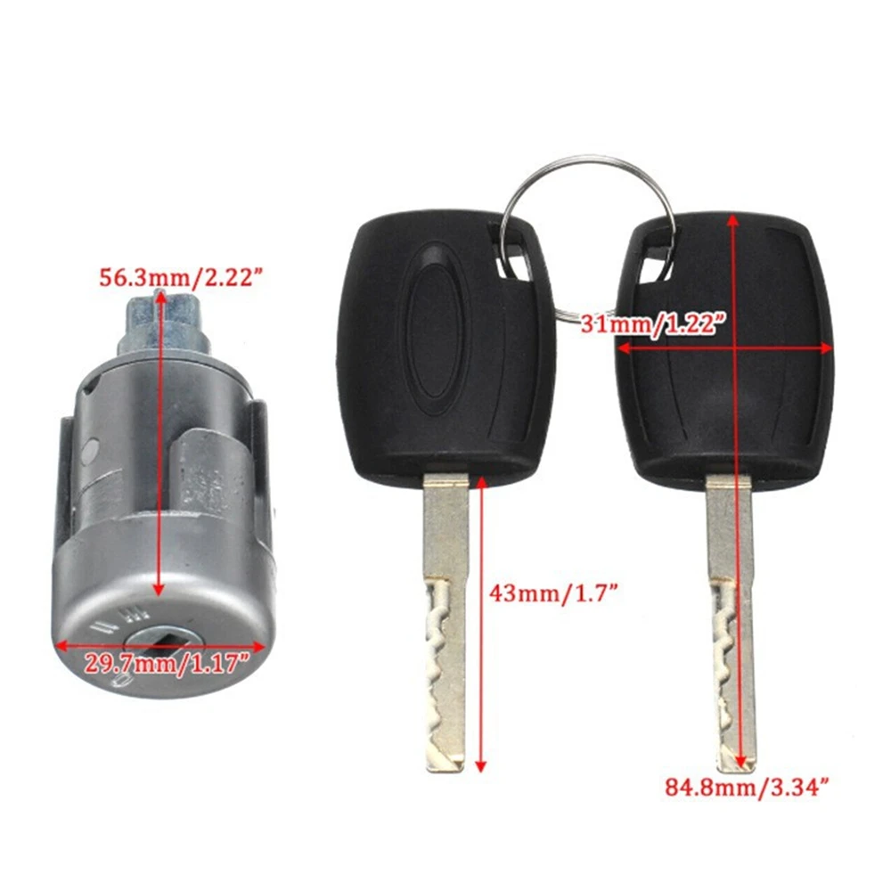 1926227 Ignition Barrel Lock Switch with 2 Keys For Ford Transit MK8 2014-2019 & Tourneo Custom 2012-2019, Car Repair Accessory