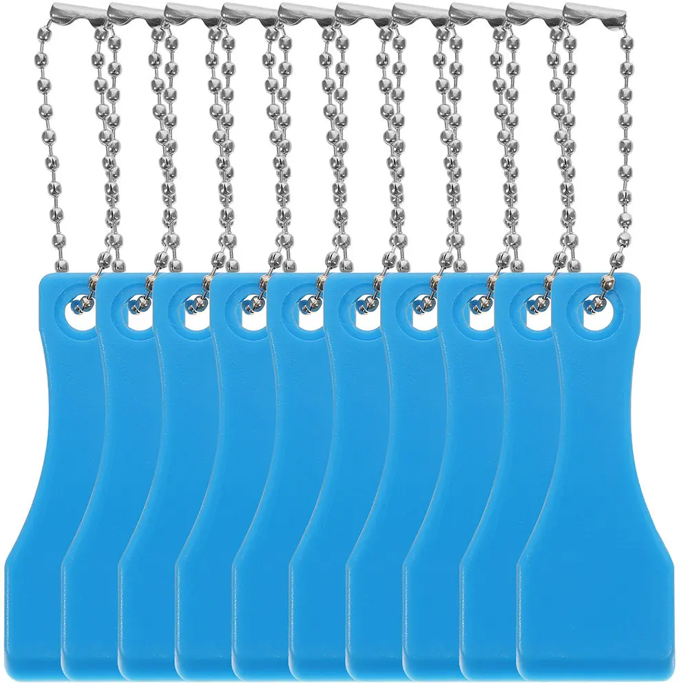 20Pcs Lightweight Plastic Lottery Scratcher Keychain Style Scratch Off Tool Versatile Scraper for Tickets Stickers Films Rv Boat