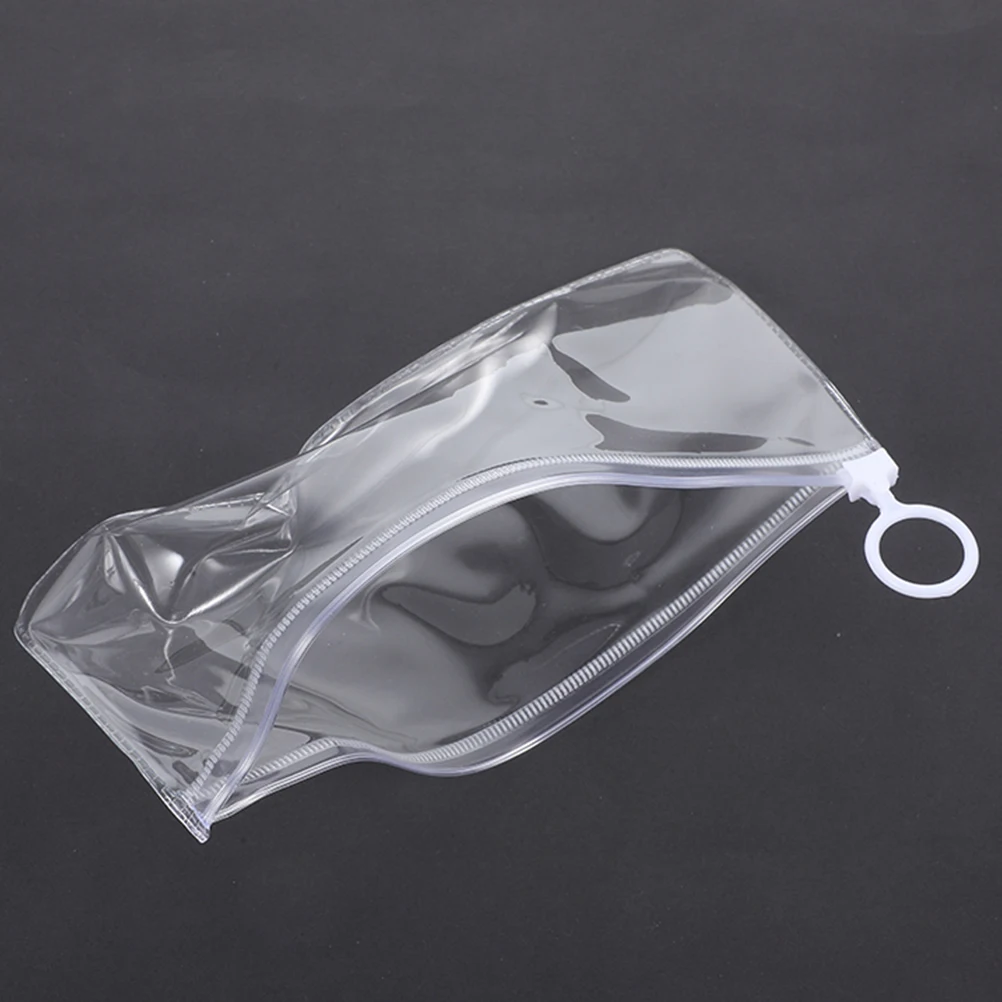 

30Pcs Transparent Pencil Cases Pvc Zipper Closure Large Capacity Clear Pen Bags Stationery Storage Pouch for Students Makeup