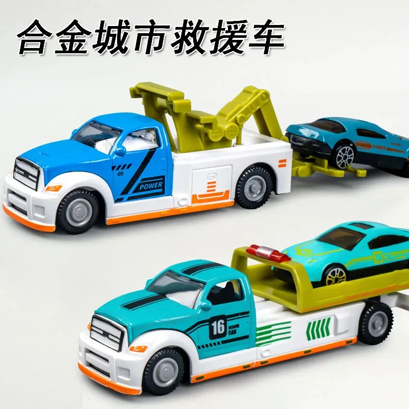 

TEMIKIDS Alloy Front And Plastic Body Transport Vehicle Toy Car Truck Model Sliding Rescue Vehicle Airplane Children Engineering