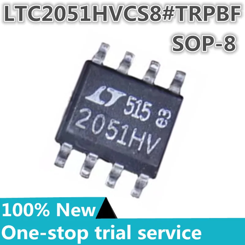 

2-100pcs %New LTC2051HVCS8 LTC2051HVCS8#TRPBF Silk screen 2051HV package SOP-8 precision op amp chip