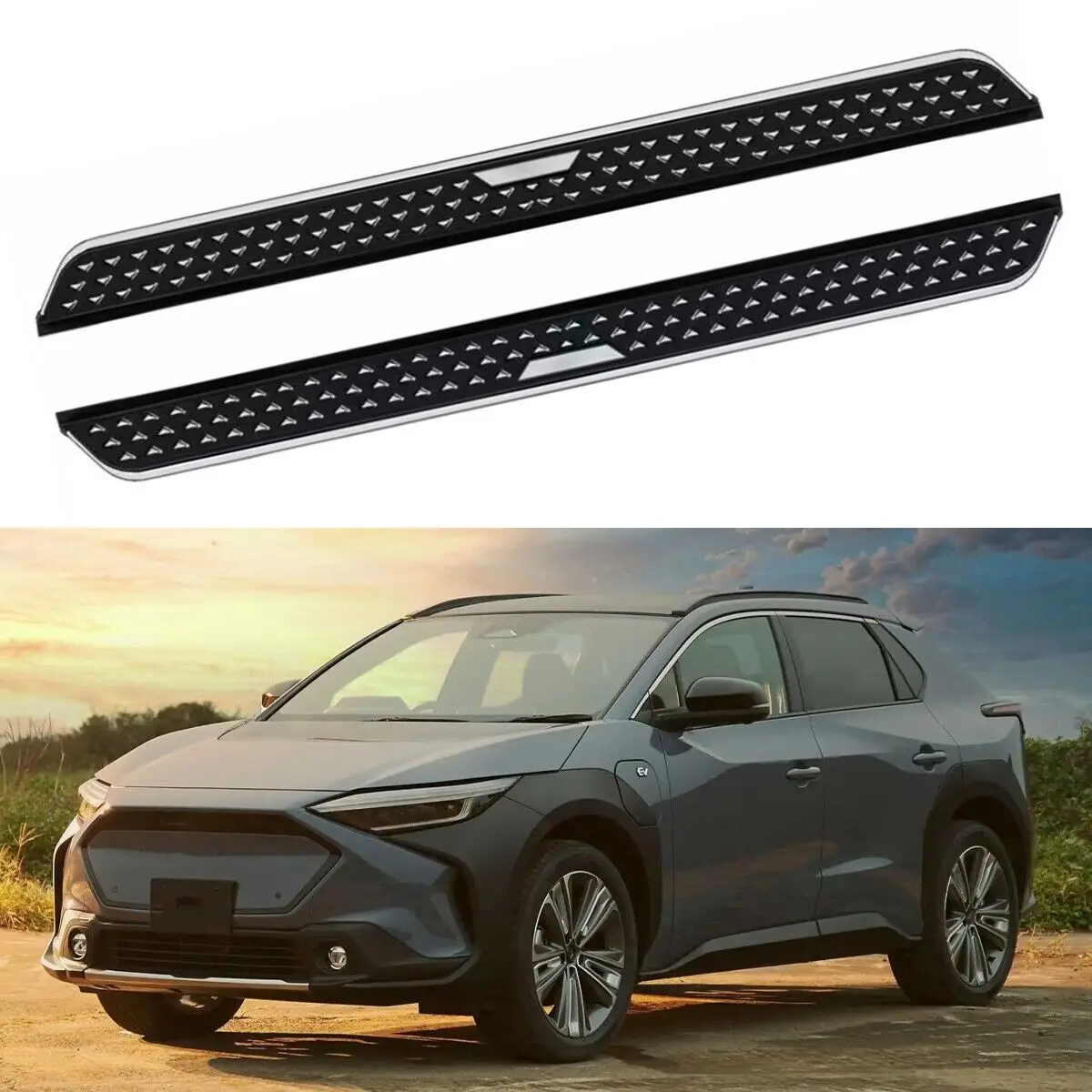 

For Subaru Solterra 2022 2023 Side Step Pedal Running Board Nerf Bar Platform