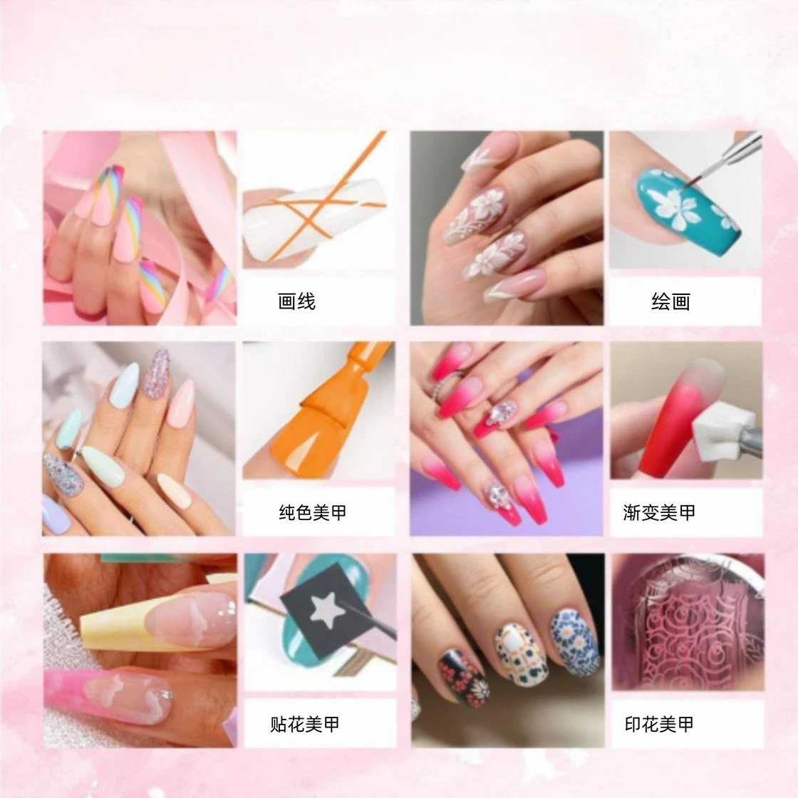 Mini 60 Grids Pat Painting Gel Nail Polish Gradient Effect Nail Art Salon Design Long-Lasting Creamy Texture Smooth Application - view 6