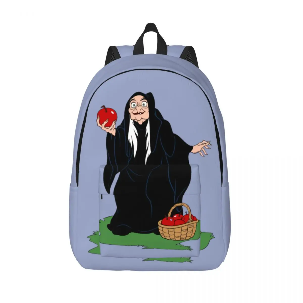 Custom Snow White And The Seven Dwarfs Canvas Backpack Men Women Fashion Bookbag for College School Anime Bags