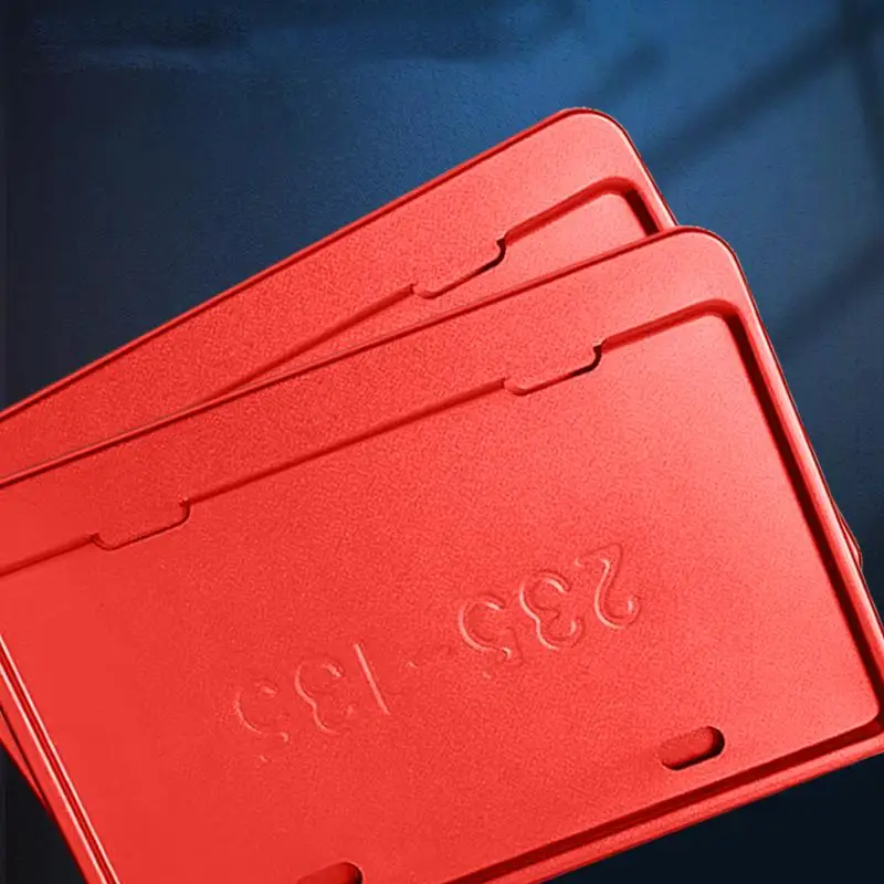 Durable Universal Motorcycle License Plate Holder; License Plate Frame Accessory for Motorbike Retrofit