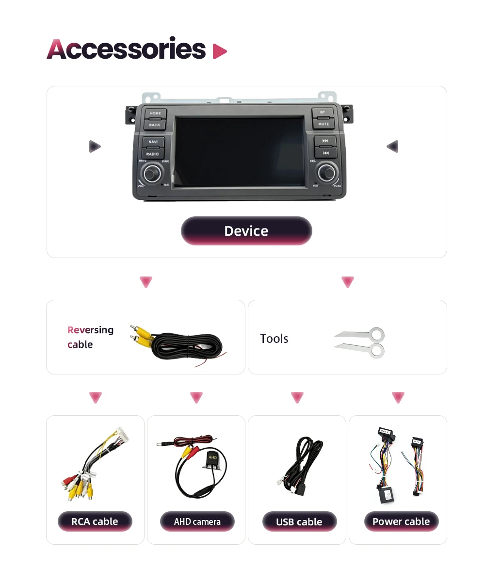Radio para coche BONROAD de 7 pulgadas con pantalla táctil Linux para BMW Serie 3 E46 M3 Coupe 318 320 325 330 335 1998-2006 para Rover 75 MG ZT 1999-2005 Reproductor multimedia para coche con CarPlay inalámbrico Android Auto DSP WiFi RDS GPS MirrorLink 6
