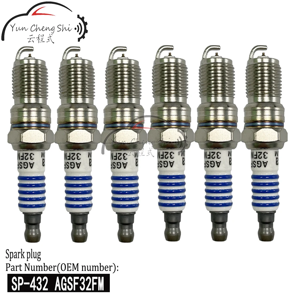 SP-432 AGSF32FM Platinum Spark Plug For Ford Mercury Contour E-150 Explorer F-250 Ranger Thunderbird Lincoln Mark VIII Town Car