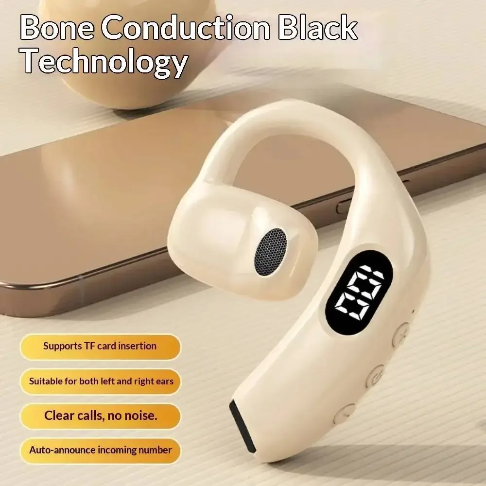Wireless Bluetooth Headphones With Microphone Earphone Support TF Card AI Intelligent Noise Cancelling Handsfree Talk Headset