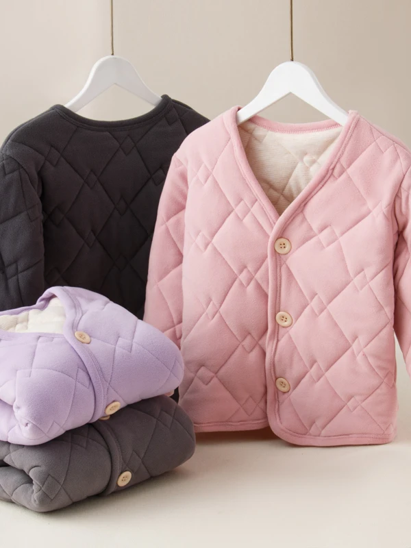 Thiened Tee-Layer Kinderwinterschool orm Inner Wear Katoen Gewatteerd Warmte Open Vest Katoen Jaet Top