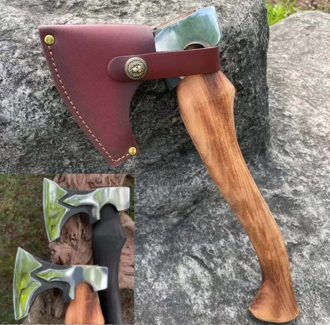 NEW Multi Functional Outdoor Tactical Fire Axe Hand Forged with Powerful Niman Hand Axe