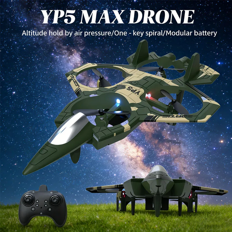 

New YP5 RC Drone Electric Fighter 360° Stunt Glider Fall Resistant Airplane for Boys Girls ﻿