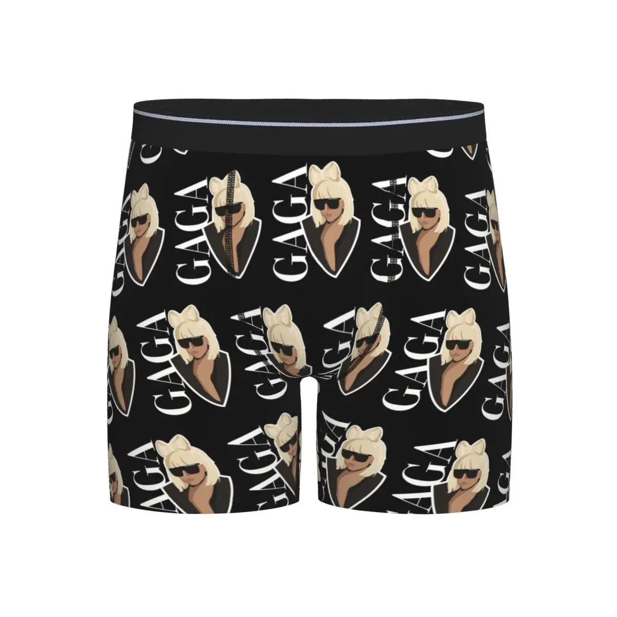 

Long Boxer Underpants Shorts L-Lady Gaga Panties Men's Comfortable Underwear for Homme Man Boyfriend Gifts
