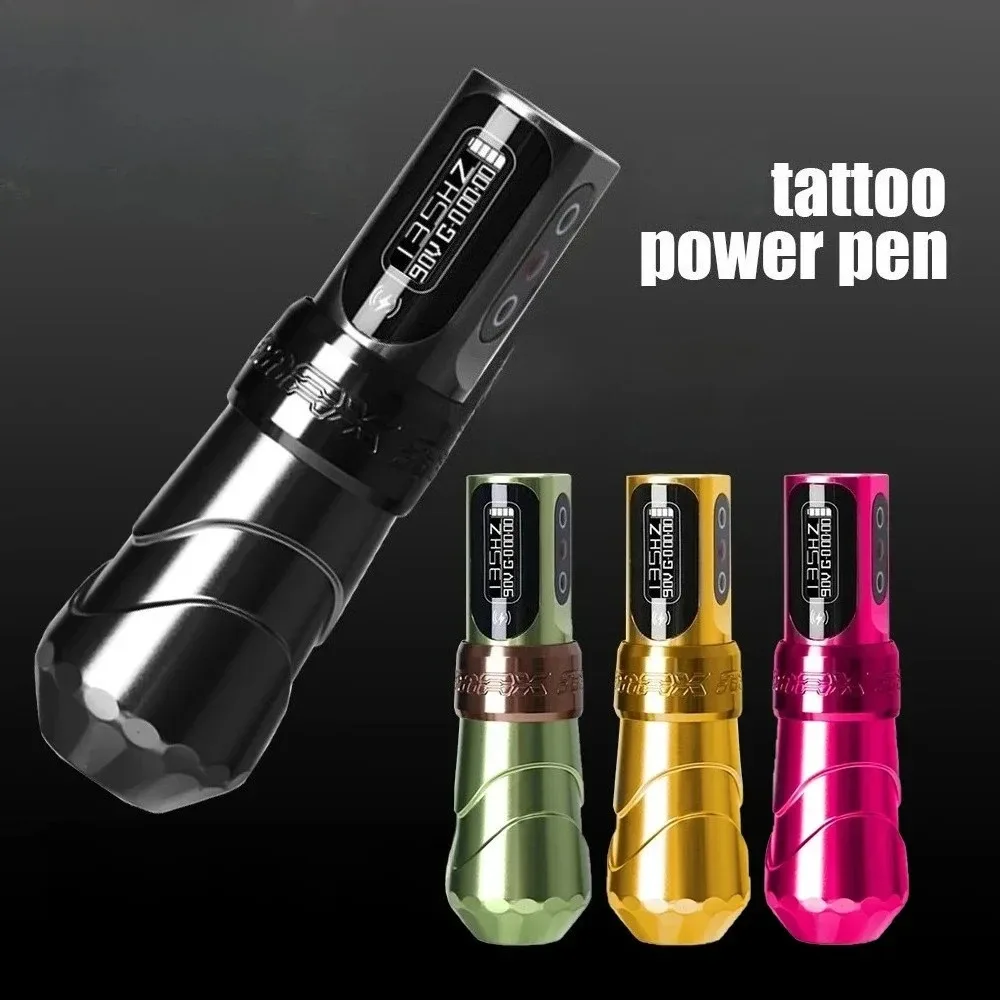 

Tattoo Machine With 2400mAh Large Capacity Battery Coreless Motor Pen Machine For Tattoo Artists and Beginners