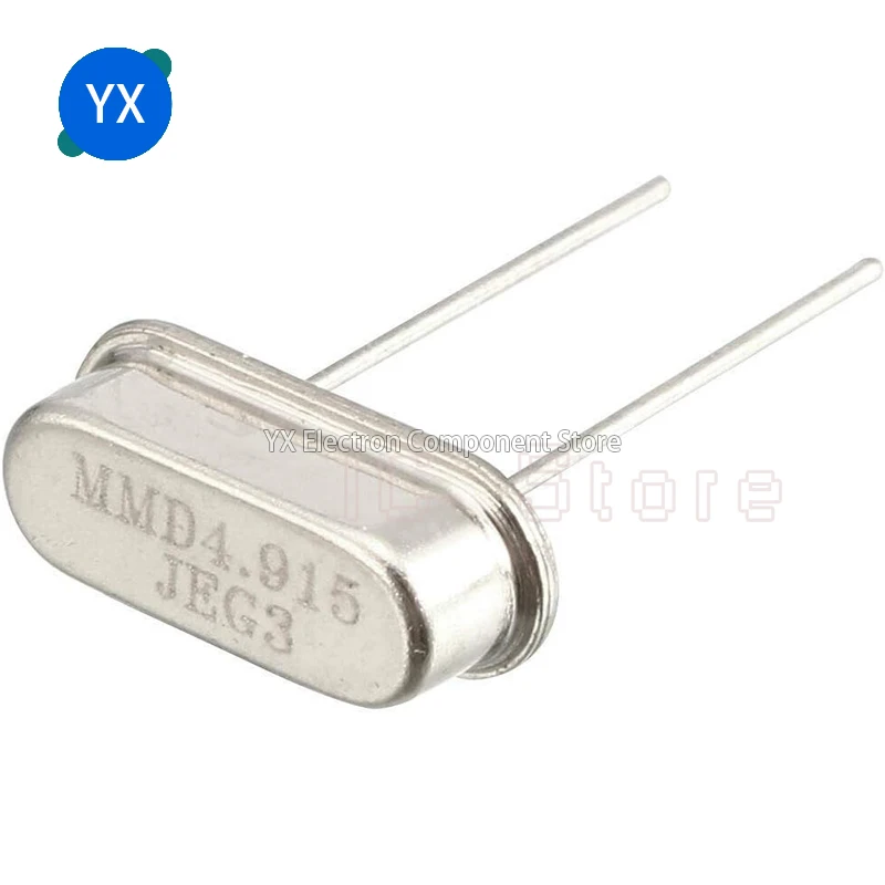 50PCS Quartz Crystal In-line DIP HC-49S Passive Clock 3.579545 3.686 4 7.3728 8 12 12.288 14.032 14.31818 14.7456 16 25MHZ