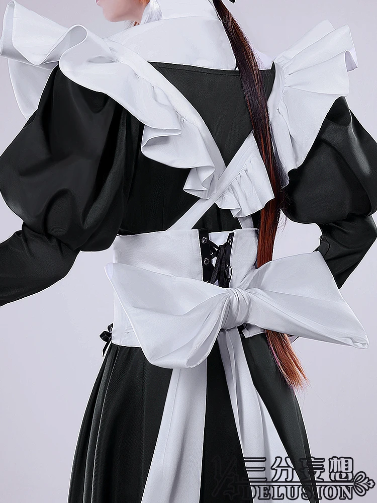 Zhongli Maid Cosplay Game Genshin Impact Cosplay Costume Anime Man Maid Dress Disguise Women Costumes for Men 2022 Sizes S-XL