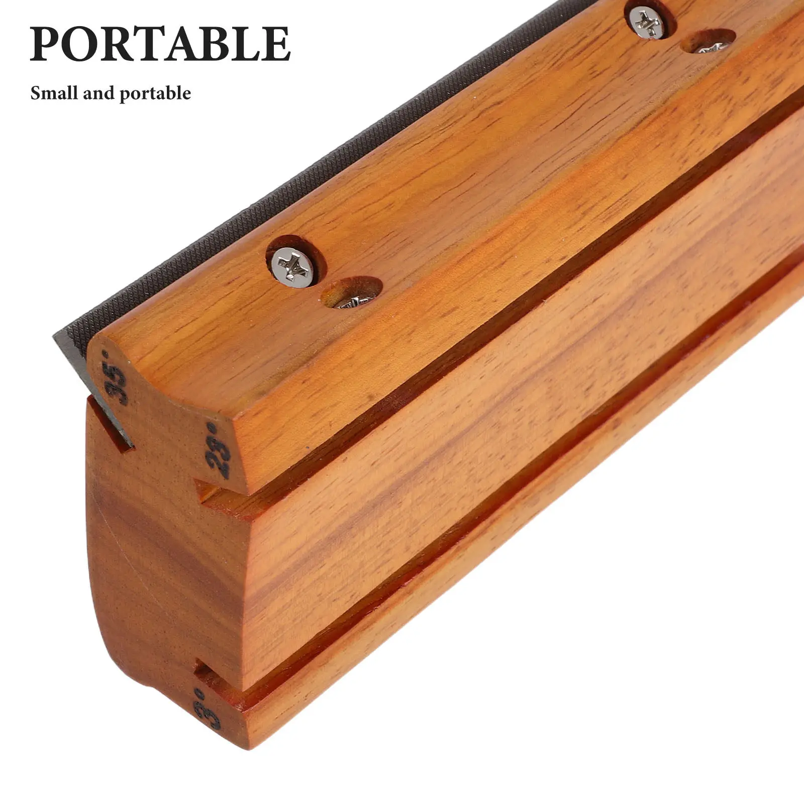 Triangle Guitar Fret File Wood Metal 3 23 35 Degree Bevel Angles Fret End Dressing Chamfering Leveling Tool for Electric