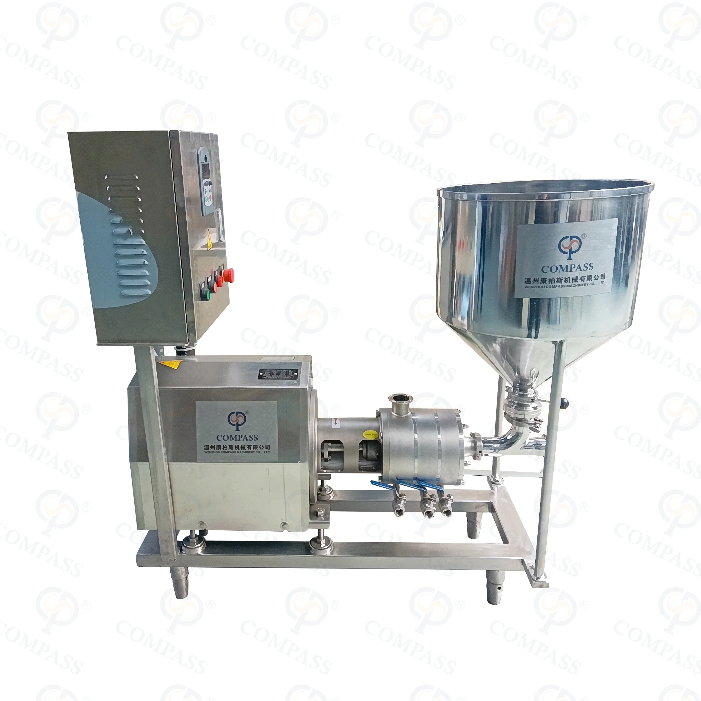 Compass Three-stage emulsification system Homogenizer Mixer High Shear Pump For Food