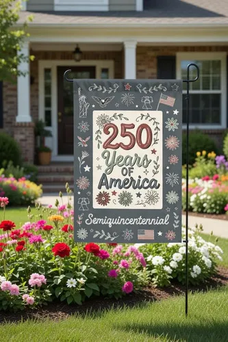 Personalized Garden Flag Custom Yard Decor Outdoor Welcome Sign Any Years UUI GGX