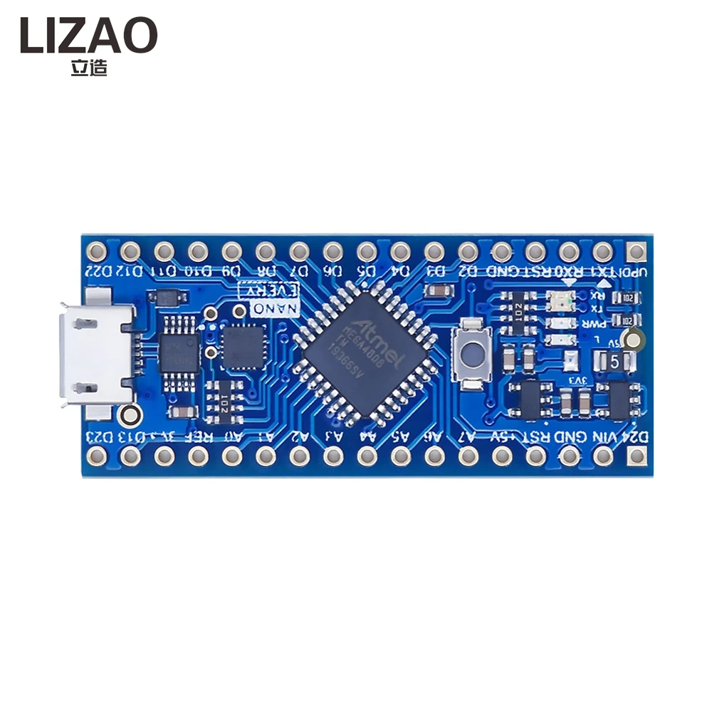 LIZAO New ATmega4808 Thinary Nano Controller CH340 USB UPDI Programmer Module for Arduino Nano Every DIY