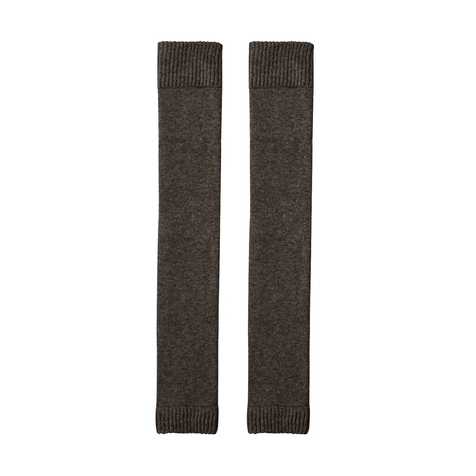 1 par de rodilleras gruesas y cálidas de lana, Protector de rodilla de Cachemira, calentadores de piernas a prueba de viento y frío, rodilleras para hombres y mujeres, mangas para piernas