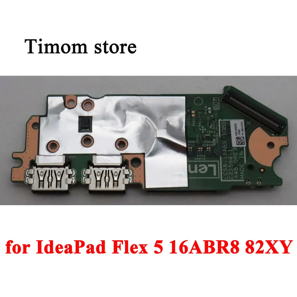 448.0RE32.001 223594-1 for IdeaPad Flex 5 16ABR8 82XY Original New Laptop USB Card Reader Power Button Board 5C50S25471