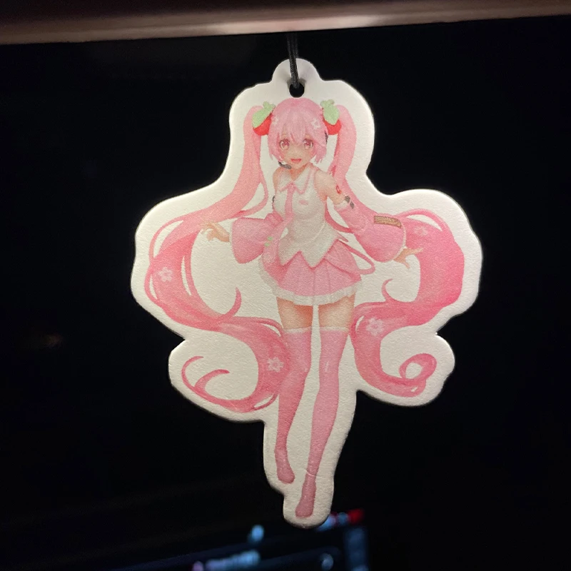 Japanese anime cartoon cartoon girl car aromatherapy car perfume perfume long-lasting stay fragrance pendant out of the wind mou