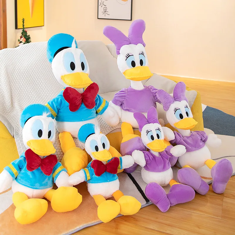 65CM New Disney Plush Stuffed Animals Cute Donald Duck&Daisy Doll Children\'s Toy Soft Plush Pillow Couple Birthday Giftkids toys