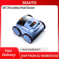 SEAUTO SAT 20 Cordless Robotic Pool Vacuum Cleaner, Full Coverage Cleaning, 18,000 Super Strong Suction, 4800GPH Water Rate