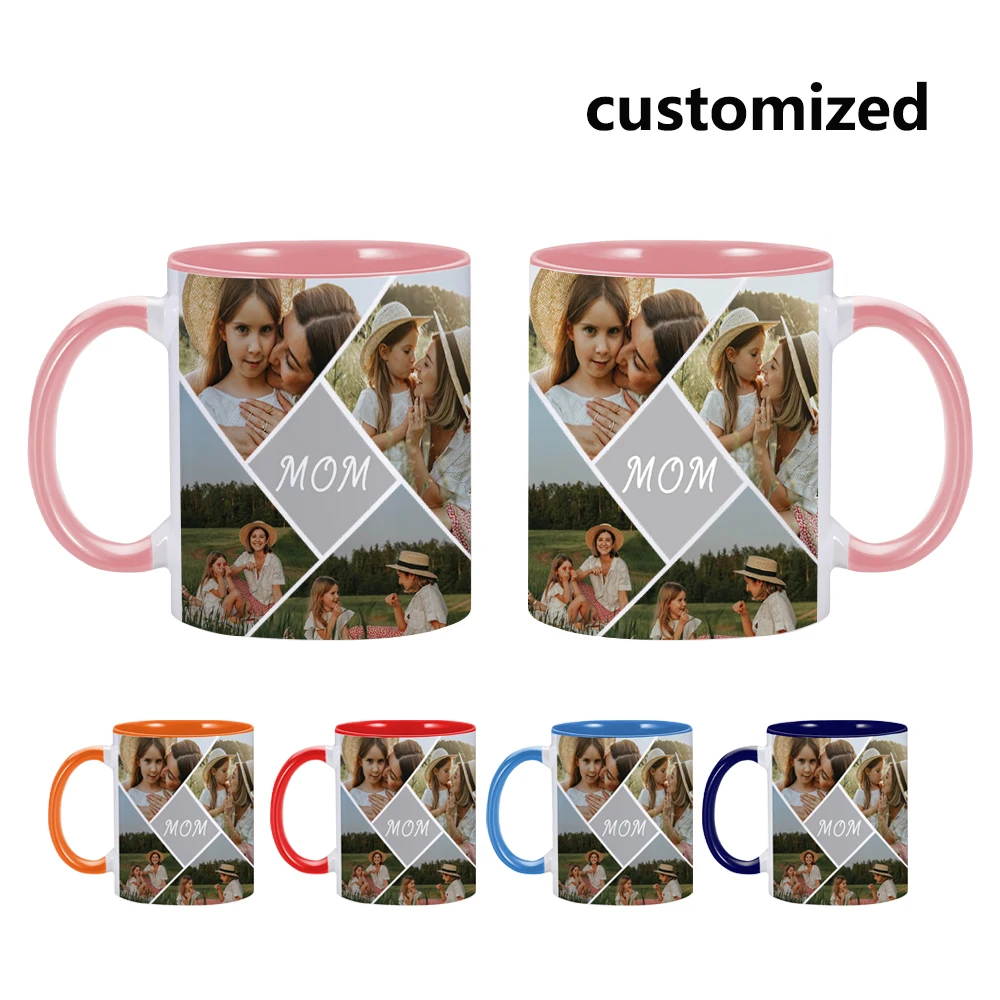 Custom Mum Gift Personalised Photo Coffee Mug for Mothers Day Gift Birthday Present Milk Tea Cup for Mommy Mother Best Mom Ever