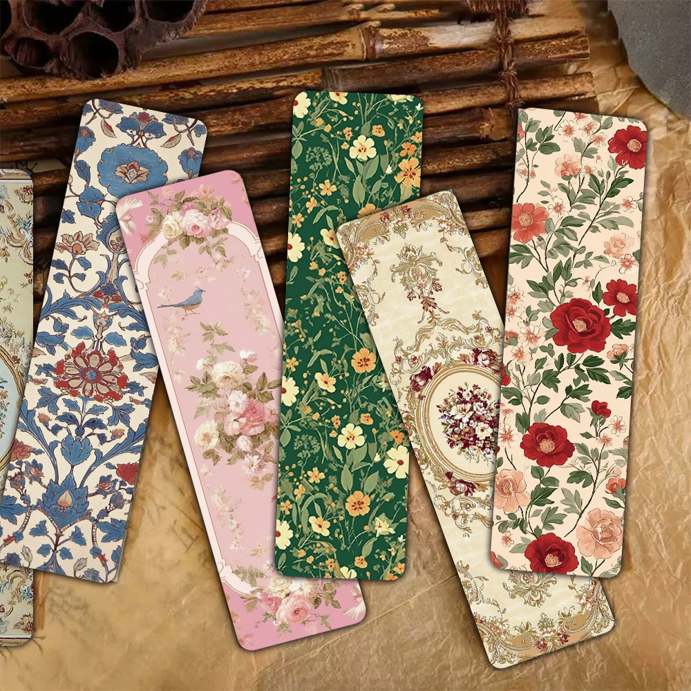 30PCS Cute The Secret Garden Bookmarks Nostalgia Luggage Living Room Reading Gift DIY Student Creative Material Paper Bookmark