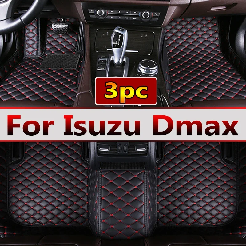 

Автомобильные коврики для Isuzu Dmax D-max 2020 2019 2018 2017 2016, автоаксессуары, украшения, кожаные ковры, водонепроницаемые защитные коврики