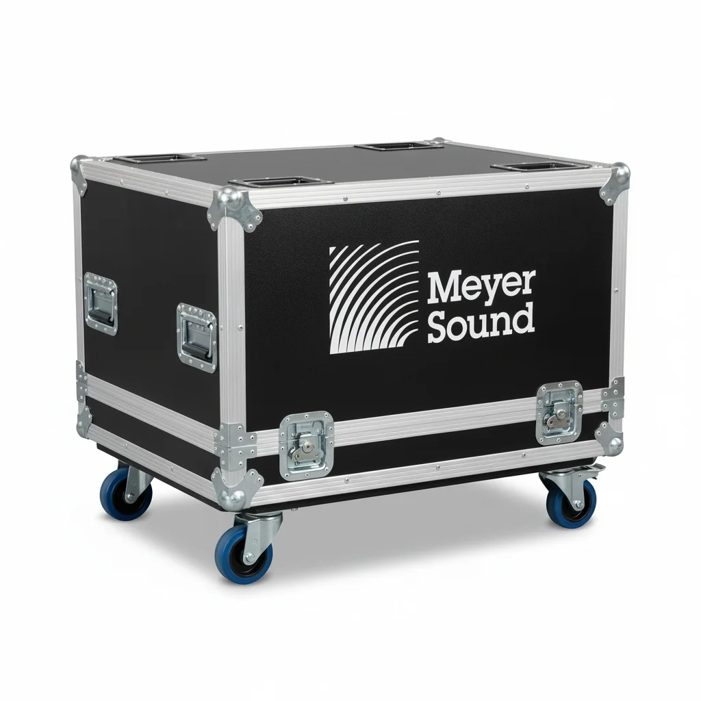 Aluminum Frame Flight Case, Plywood Road Case, Heavy Duty ATA Transit Speaker Case, Fireproof Waterproof Dust Resistant